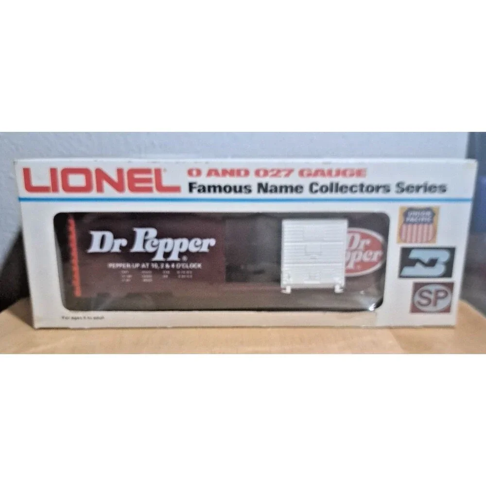 Lionel Dr Pepper Box Car O and O27 Gauge.6-7811
